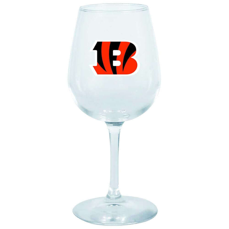 12.75oz Stem Dec Wine Glass | Cincinnati Bengals CBG, Cincinnati Bengals, Holiday_category_All, NFL, OldProduct 888966057272 $12