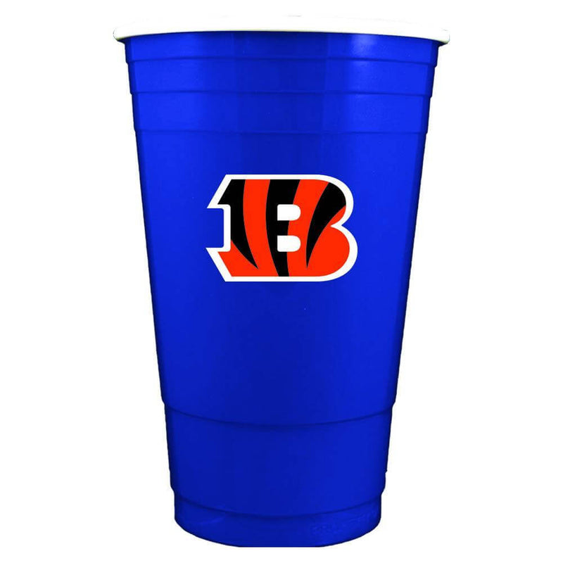 11oz Blue Plastic Cup | Cincinnati Bengals CBG, Cincinnati Bengals, NFL, OldProduct 687746074870 $10