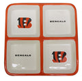 4 Section Square Tray | Cincinnatti Bengals