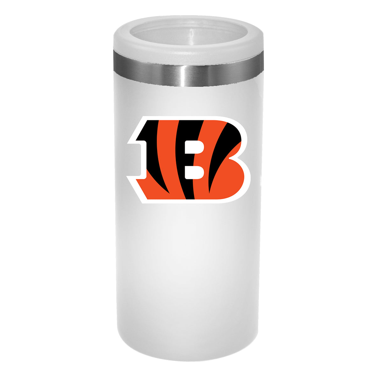 12oz White Slim Can Holder | Cincinnati Bengals