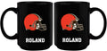 15oz Black Personalized Ceramic Mug | Cleveland Browns Cleveland Browns, CLV, CurrentProduct, Drinkware_category_All, Engraved, NFL, Personalized_Personalized 194207503744 $21.86