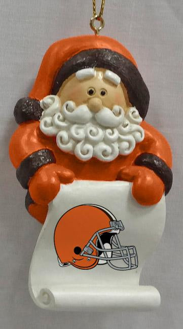 Santa Scroll Ornament | BROWNS
Cleveland Browns, CLV, Holiday_category_All, NFL, OldProduct
The Memory Company