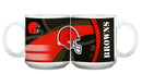 11oz White Carbon Fiber Mug | Cleveland Browns Cleveland Browns, CLV, NFL, OldProduct 687746364629 $10