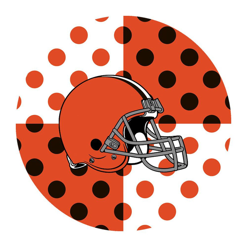 Single Two Tone Polka Dot Coaster | Cleveland Browns
Cleveland Browns, CLV, NFL, OldProduct
The Memory Company
