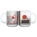 15oz White Mug State of Mind | Cleveland Browns
Cleveland Browns, CLV, NFL, OldProduct
The Memory Company