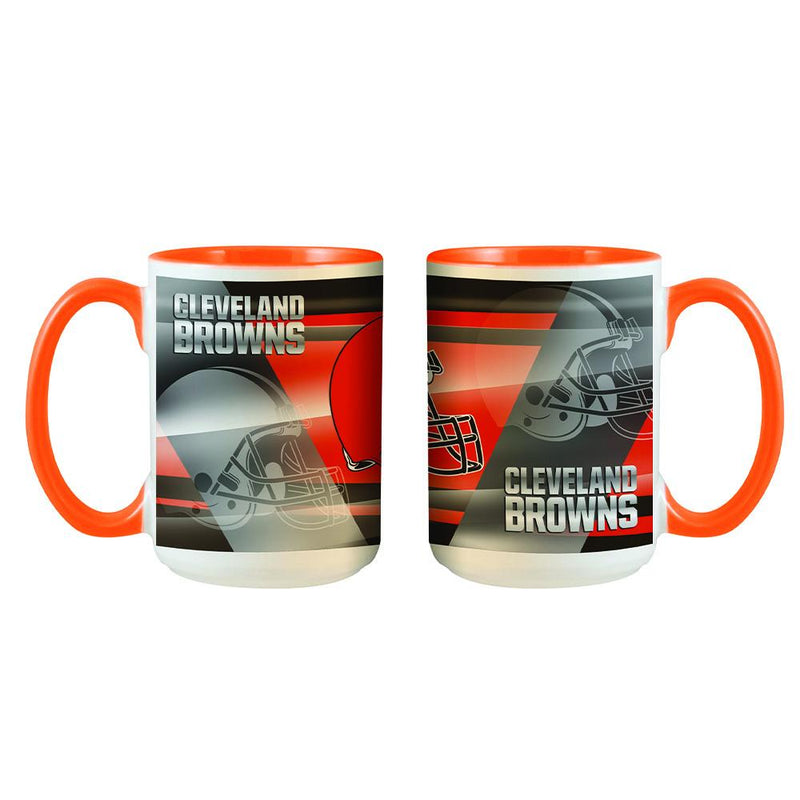 15oz Inner Color Shadow Mug | Cleveland Browns Cleveland Browns, CLV, NFL, OldProduct 888966963696 $14
