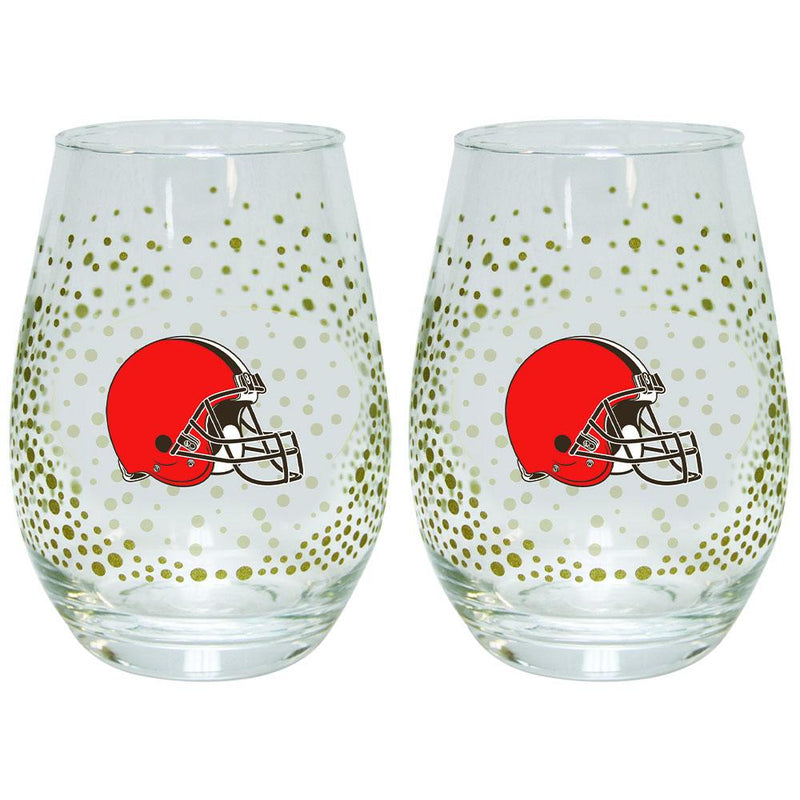 2 Pack Glitter Stemless Wine Tumbler | BROWNS
Cleveland Browns, CLV, NFL, OldProduct
The Memory Company