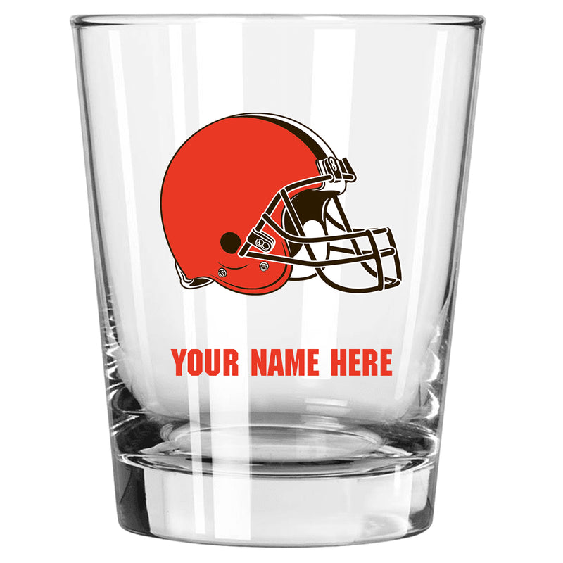 15oz Personalized Stemless Glass | Cleveland Browns