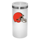 12oz White Slim Can Holder | Cleveland Browns