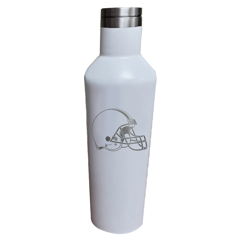 17oz White Etched Infinity Bottle | Cleveland Browns