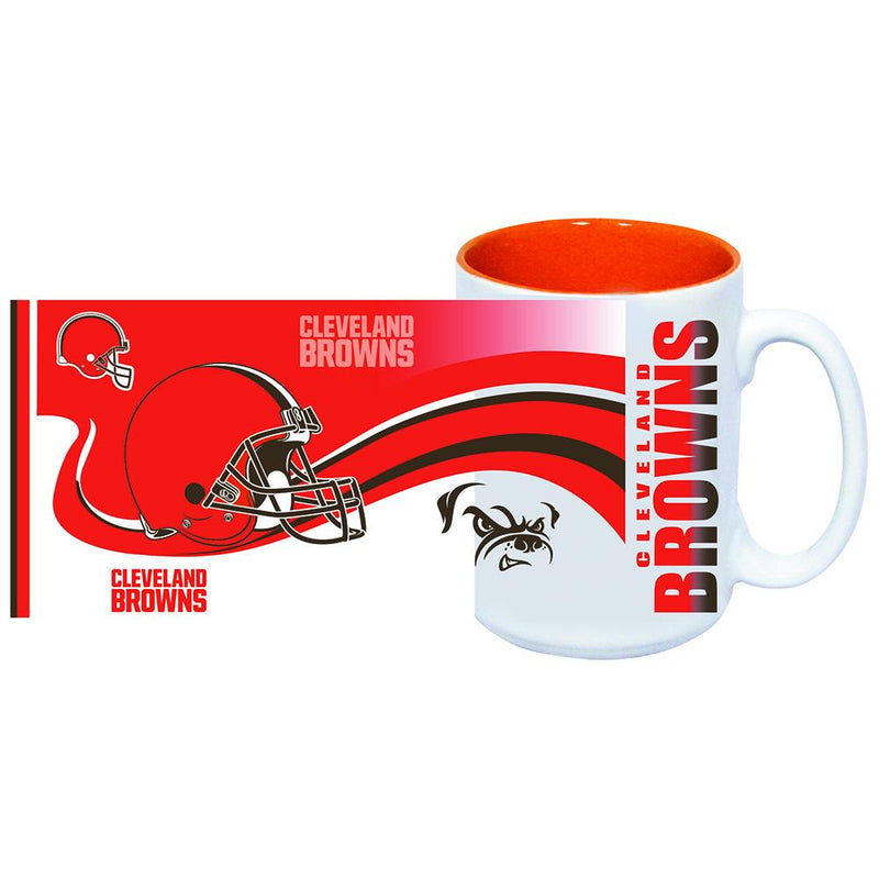 15oz I/C Mug w/Full Wrap | Cleveland Browns Cleveland Browns, CLV, NFL, OldProduct 888966866621 $13.5