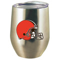 12oz Stainless Steel Stemless Tumbler w/Lid | Cleveland Browns Cleveland Browns, CLV, CurrentProduct, Drinkware_category_All, NFL 888966599727 $21.99