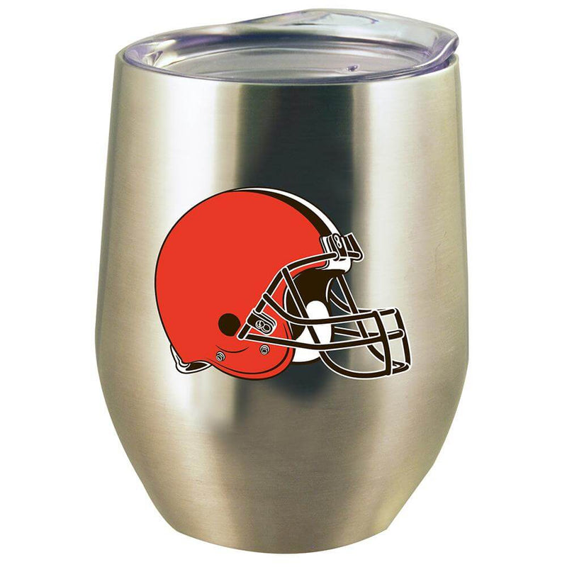 12oz Stainless Steel Stemless Tumbler w/Lid | Cleveland Browns Cleveland Browns, CLV, CurrentProduct, Drinkware_category_All, NFL 888966599727 $21.99
