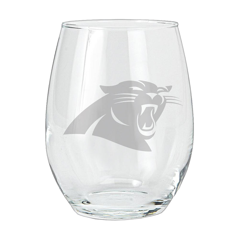 15oz Etched Stemless Tumbler | Carolina Panthers Carolina Panthers, CPA, CurrentProduct, Drinkware_category_All, NFL 194207265871 $12.49
