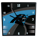 12 Inch Square Carbon Fiber Clock | Carolina Panthers Carolina Panthers, CPA, NFL, OldProduct 687746321042 $25