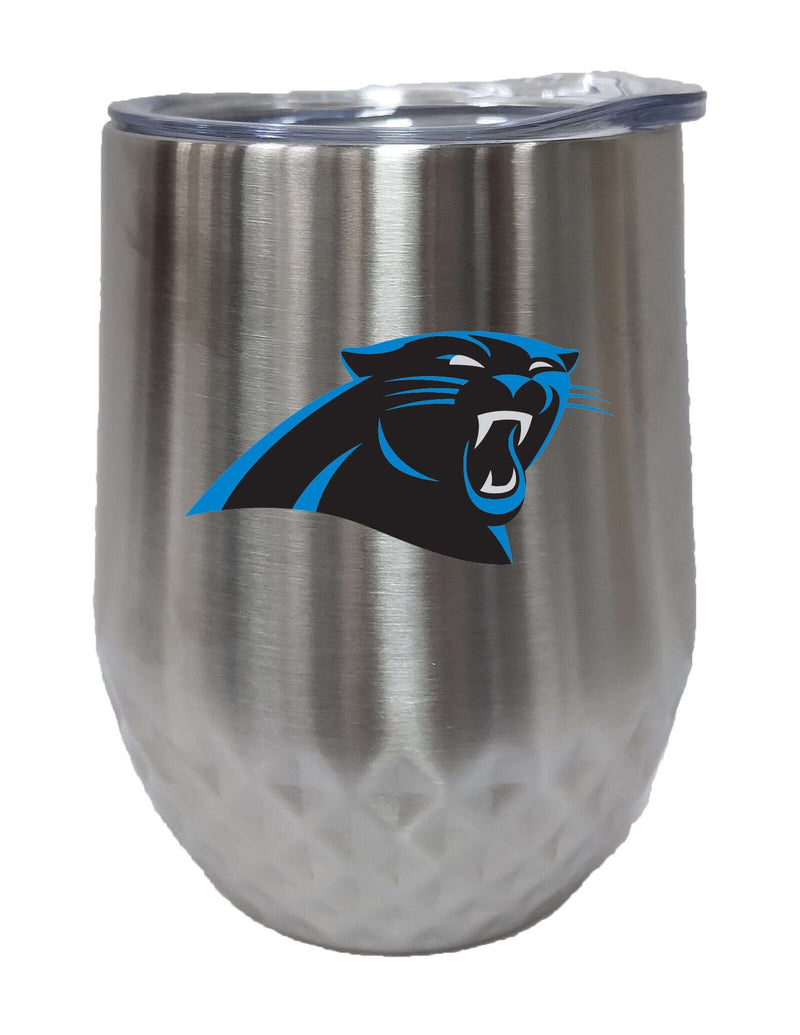 12OZ SS STMLS DIAMD TMBLR PANTHERS Carolina Panthers, CPA, CurrentProduct, Drinkware_category_All, NFL 888966675346 $28.49