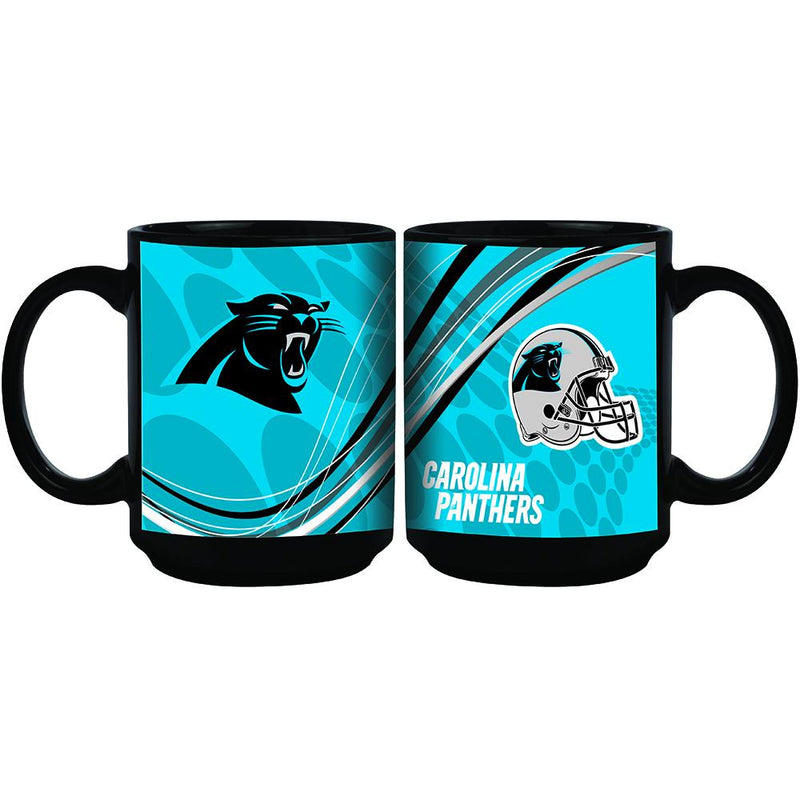 15oz Dynamic Style Mug | Panthers Carolina Panthers, CPA, CurrentProduct, Drinkware_category_All, NFL 888966652064 $12