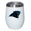 12oz White Stainless Steel Stemless Tumbler | Carolina Panthers Carolina Panthers, CPA, CurrentProduct, Drinkware_category_All, NFL 194207625323 $27.49