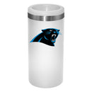 12oz White Slim Can Holder | Carolina Panthers