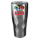 22oz Stainless Steel Diamond Tumbler | Super Bowl LVI Dueling