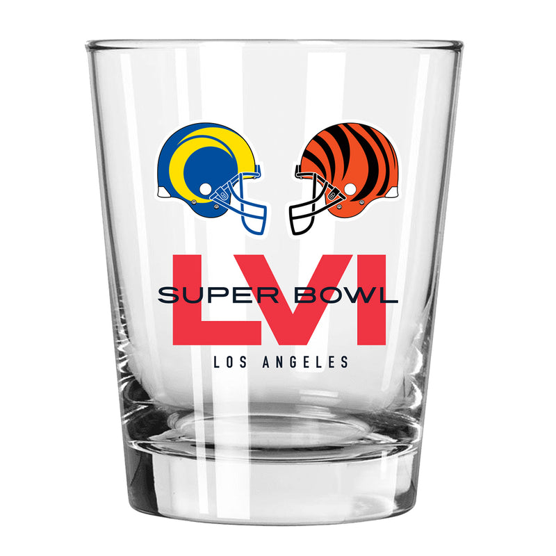 15oz Old-Fashioned Glass | Super Bowl LVI Dueling