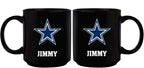 11oz Black Mug Basic | Dallas Cowboys CurrentProduct, DAL, Dallas Cowboys, Drinkware_category_All, NFL 687746947648 $13.49