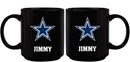 11oz Black Mug Basic | Dallas Cowboys CurrentProduct, DAL, Dallas Cowboys, Drinkware_category_All, NFL 687746947648 $13.49