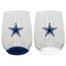 15oz Highlight Bottom Stemless Tumbler - Dallas Cowboys DAL, Dallas Cowboys, Drinkware_category_All, Highlight, Highlight Bottom, NFL, OldProduct, Stemless, Stemless Tumbler 888966884021 $20.2