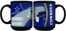 15oz Black Carbon Fiber Mug | Dallas Cowboys DAL, Dallas Cowboys, NFL, OldProduct 687746364858 $13