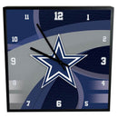 12 Inch Square Carbon Fiber Clock | Dallas Cowboys DAL, Dallas Cowboys, NFL, OldProduct 687746321059 $25