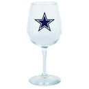 12.75oz Wine Glass | Dallas Cowboys DAL, Dallas Cowboys, Holiday_category_All, NFL, OldProduct 888966057302 $12