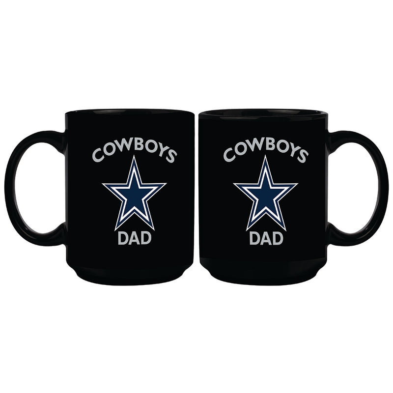 15oz Black Mug 2018 Dad | Dallas Cowboys Ceramic, DAL, Dallas Cowboys, Mug, Mugs, NFL, OldProduct 888966172401 $13