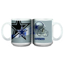 15oz 3D White Mug | Dallas Cowboys CurrentProduct, DAL, Dallas Cowboys, Drinkware_category_All, NFL 888966110632 $14.49