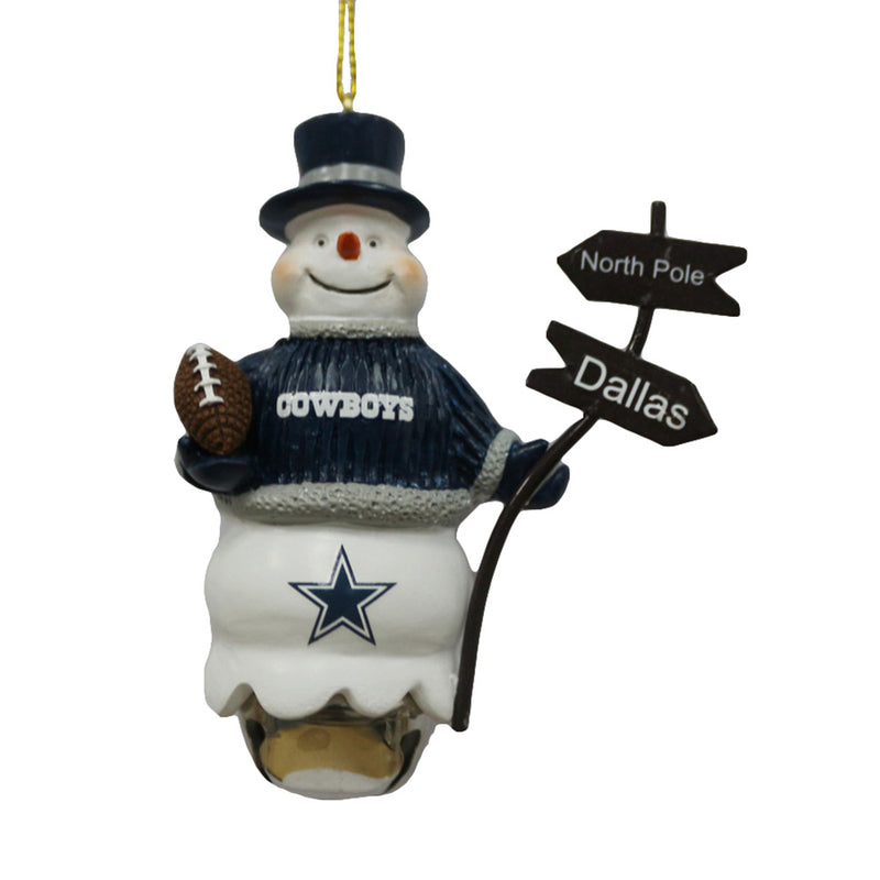 Snowman Sign Bell Ornament Cowboys
DAL, Dallas Cowboys, NFL, OldProduct
The Memory Company