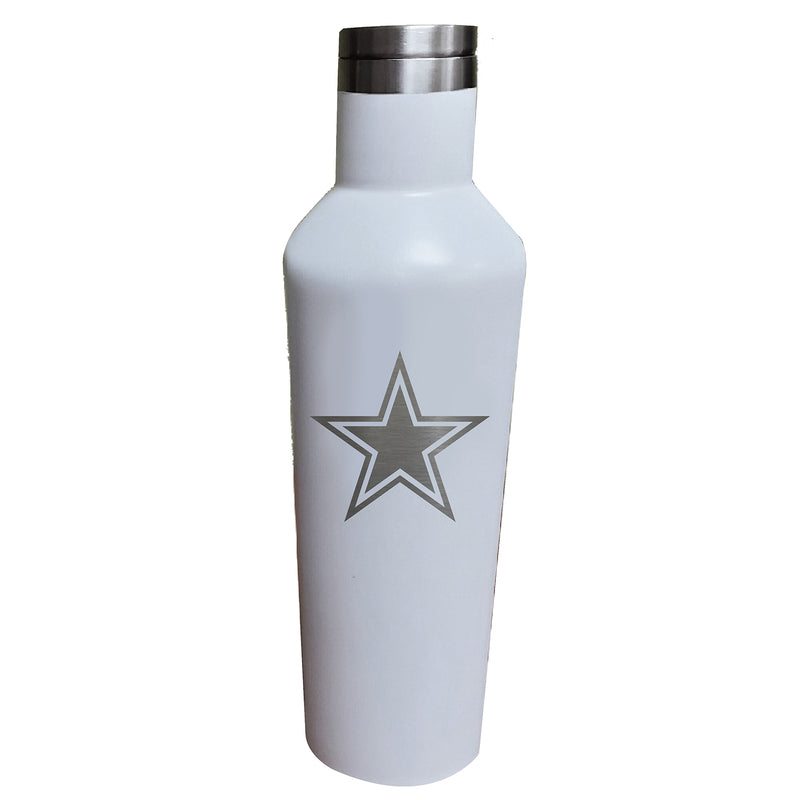 17oz White Etched Infinity Bottle | Dallas Cowboys