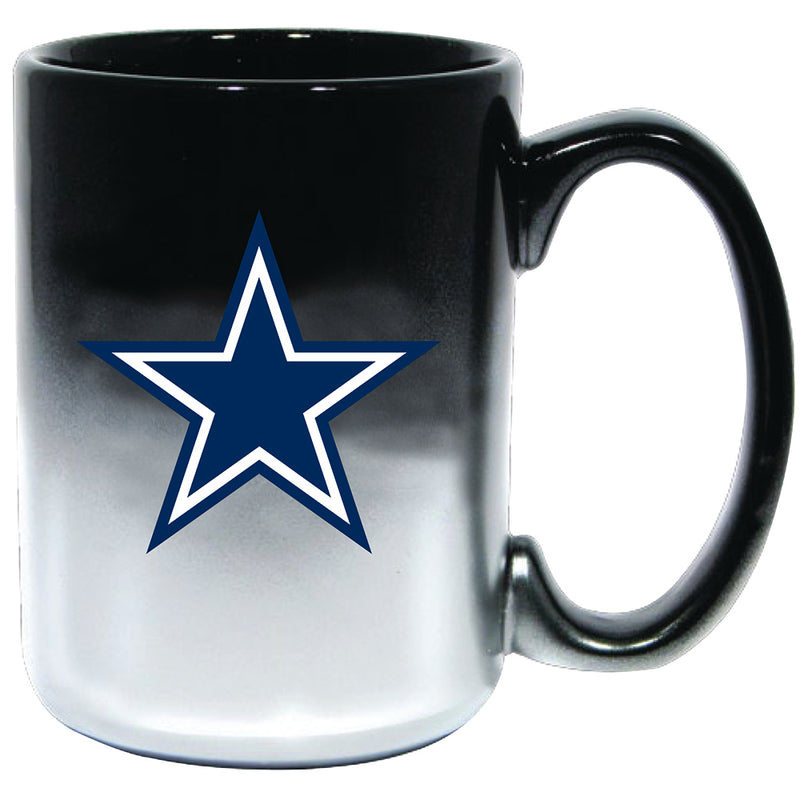 15oz Blk/Chrm 2T Jumbo Mug Cowboys DAL, Dallas Cowboys, NFL, OldProduct 888966791862 $13