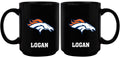 15oz Black Personalized Ceramic Mug | Denver Broncos CurrentProduct, DBR, Denver Broncos, Drinkware_category_All, Engraved, NFL, Personalized_Personalized 194207503867 $21.86