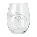 15oz Etched Stemless Tumbler | Denver Broncos CurrentProduct, DBR, Denver Broncos, Drinkware_category_All, NFL 194207265895 $12.49