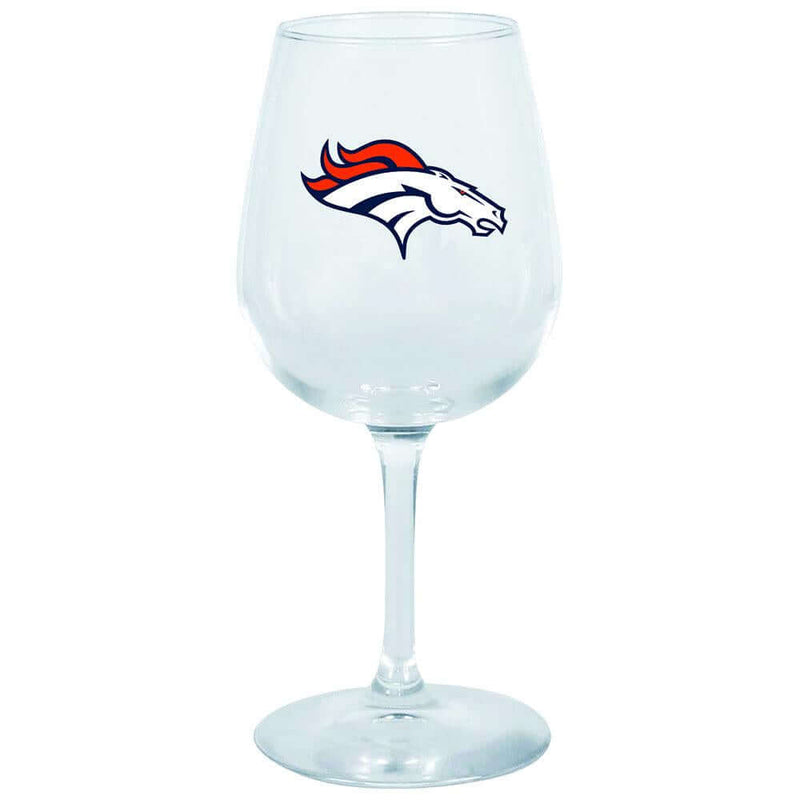 12.75oz Stem Dec Wine Glass | Denver Broncos DBR, Denver Broncos, Holiday_category_All, NFL, OldProduct 888966057319 $12