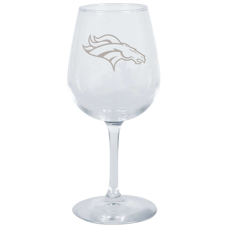 12.75oz Stemmed Wine Glass | Denver Broncos CurrentProduct, DBR, Denver Broncos, Drinkware_category_All, NFL 194207629758 $13.99