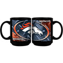 15oz Black Diamond Plate Mug | Denver Broncos DBR, Denver Broncos, NFL, OldProduct 687746139470 $13