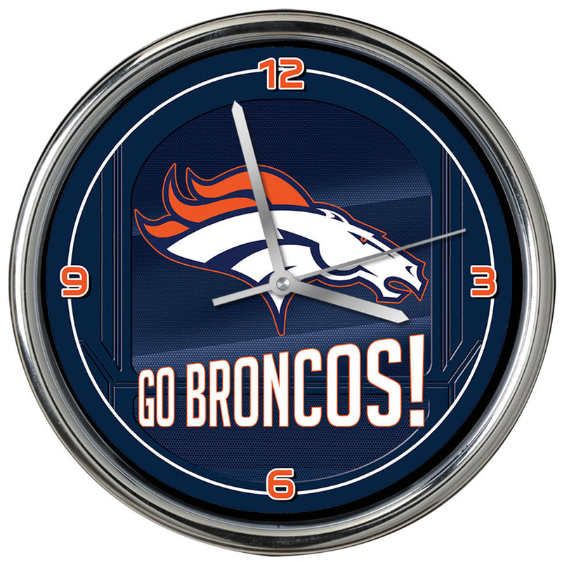 Go Team! Chrome Clock | Denver Broncos
Denver Broncos, OldProduct
The Memory Company