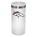 12oz White Slim Can Holder | Denver Broncos