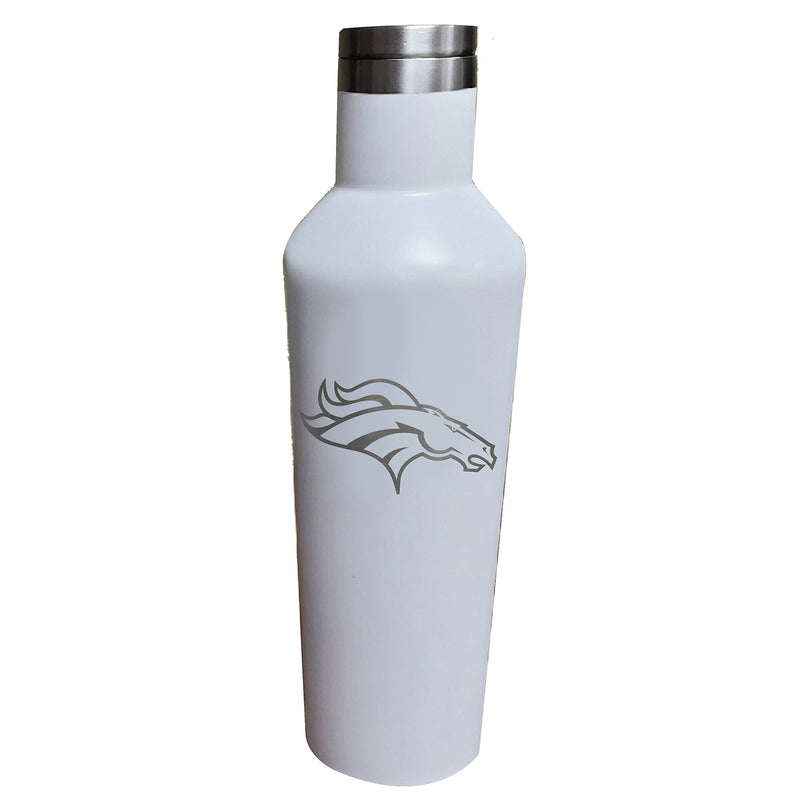 17oz White Etched Infinity Bottle | Denver Broncos