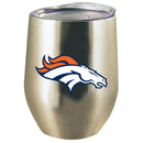12oz Stainless Steel Stemless Tumbler w/Lid | Denver Broncos CurrentProduct, DBR, Denver Broncos, Drinkware_category_All, NFL 888966599758 $21.99