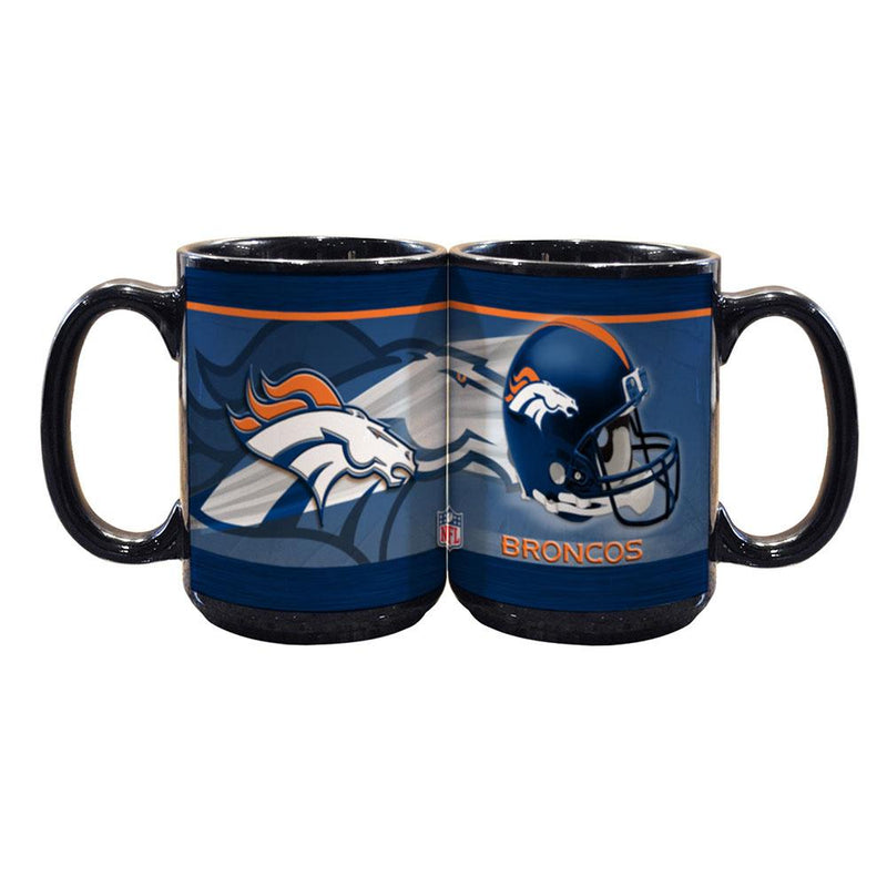 15oz Black Helmet Mug | Denver Broncos DBR, Denver Broncos, NFL, OldProduct 687746753928 $13