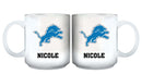 11oz White Personalized Ceramic Mug | Detriot Lions CurrentProduct, Custom Drinkware, Detroit Lions, DLI, Drinkware_category_All, Gift Ideas, NFL, Personalization, Personalized_Personalized 194207442654 $20.11