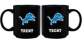 11oz Black Personalized Ceramic Mug | Detriot Lions CurrentProduct, Custom Drinkware, Detroit Lions, DLI, Drinkware_category_All, Gift Ideas, NFL, Personalization, Personalized_Personalized 194207372807 $20.11