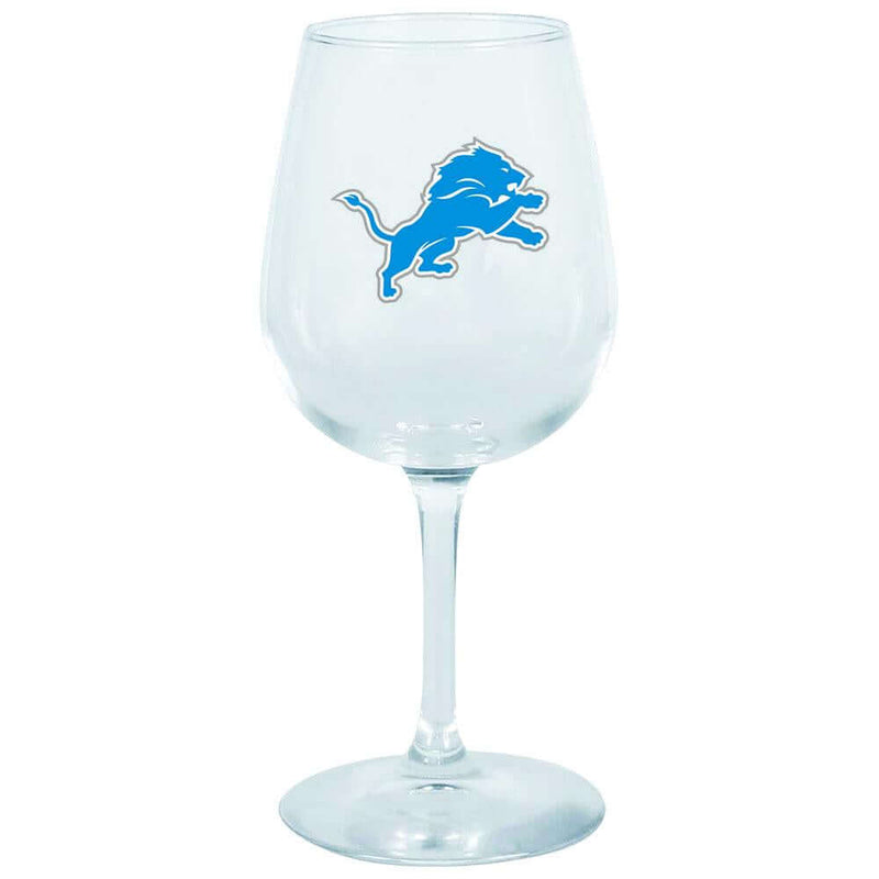 12.75oz Stem Dec Wine Glass | Detriot Lions Detroit Lions, DLI, Holiday_category_All, NFL, OldProduct 888966057326 $12
