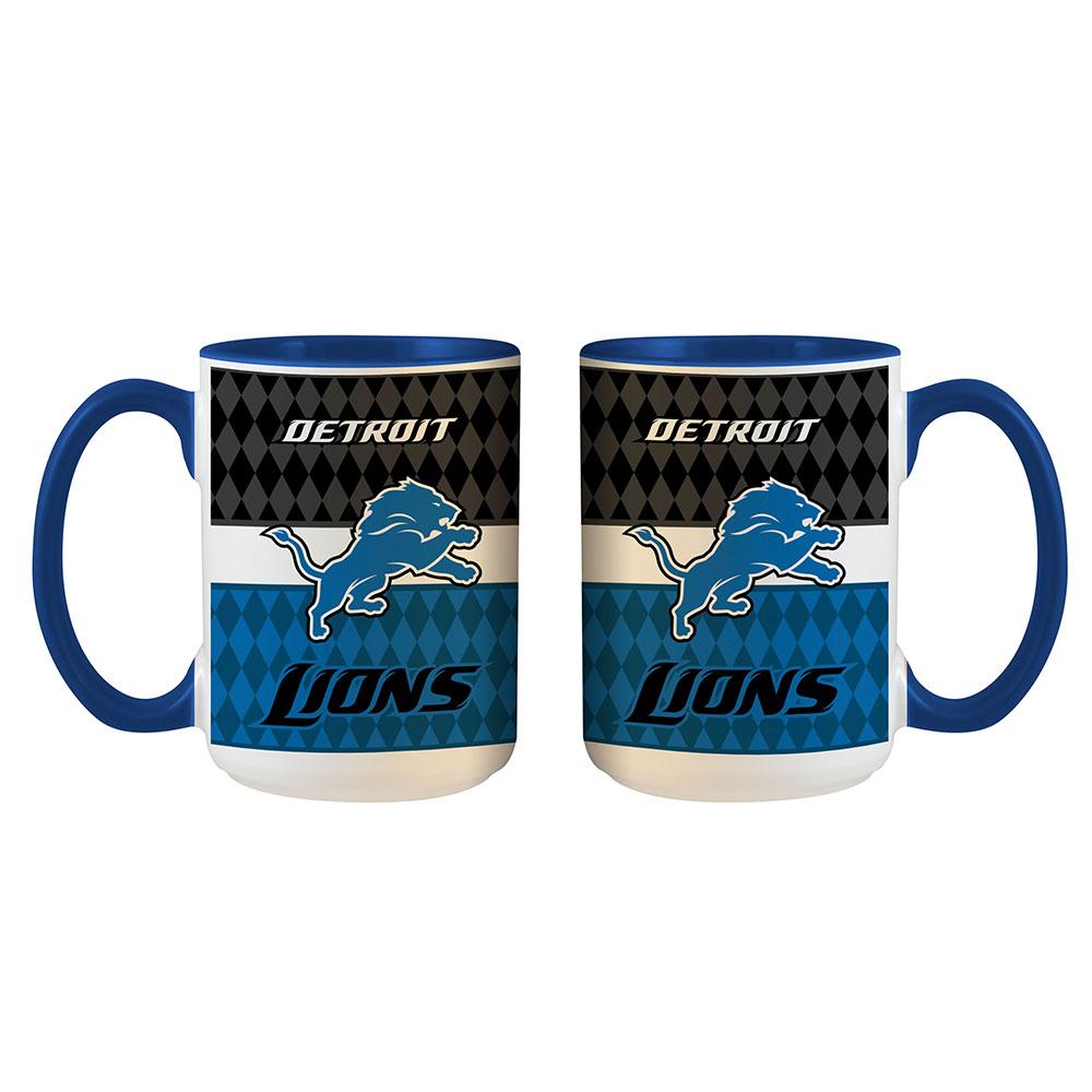 15oz White Inner Stripe Mug | Detriot Lions
Detroit Lions, DLI, NFL, OldProduct
The Memory Company